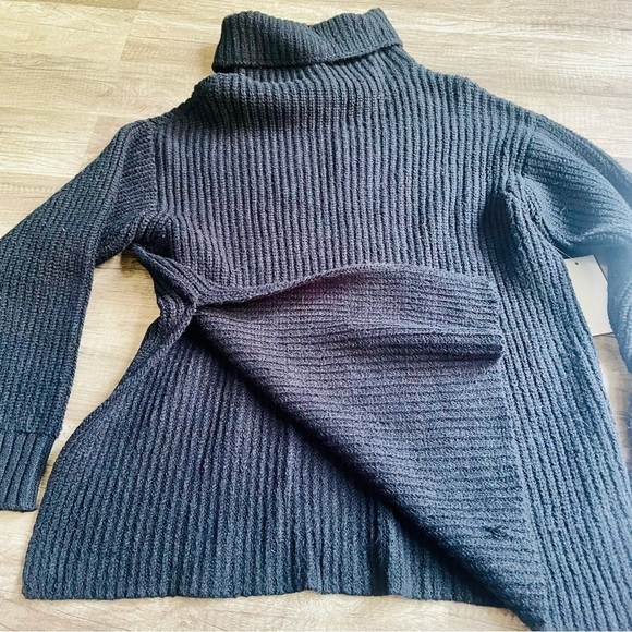 For the Republic Black Oversized Turtleneck Sweater XS NWT NEW! - Picture 3 of 9